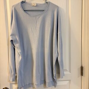 Dreamers by debut sweater Size medium Light Blue